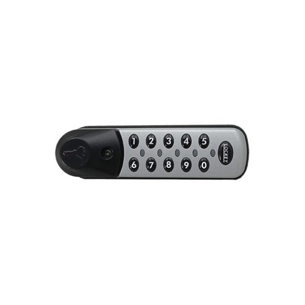 Digital Electronic Cabinet Lock For Wet/Chlorinated Areas Standard Silver Left